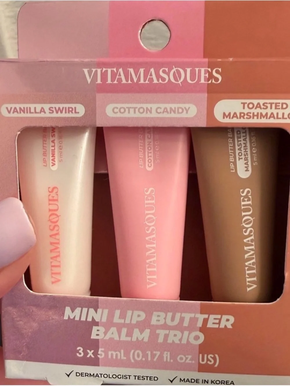 VITAMASQUES Mini Lip Butter Balm Trio